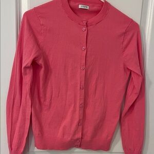 J. Crew Vibrant Pink Cardigan
